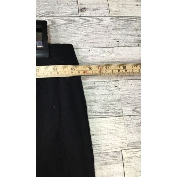 Guess Faux Leather Panel Leggings Women's Size XL Black Stretch High‎ Waist - Picture 8 of 9